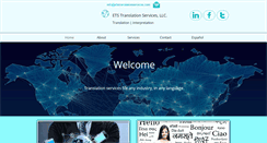 Desktop Screenshot of etstranslationservices.com