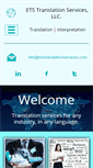 Mobile Screenshot of etstranslationservices.com